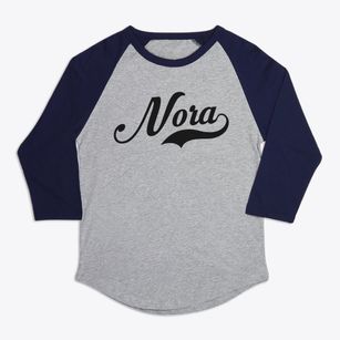 Nora Nebraska Vintage Team Premium Baseball Tee