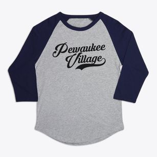 Pewaukee Village Wisconsin Vintage Team Premium Baseball Tee