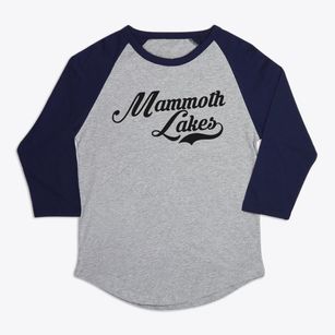Mammoth Lakes California Vintage Team Premium Baseball Tee