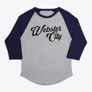 Webster City Iowa Vintage Team Premium Baseball Tee