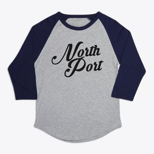 North Port Florida Vintage Team Premium Baseball Tee
