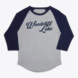 Woodcliff Lake New Jersey Vintage Team Premium Baseball Tee