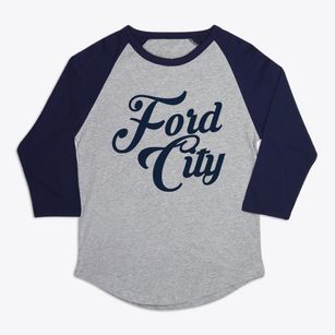 Ford City California Vintage Team Premium Baseball Tee