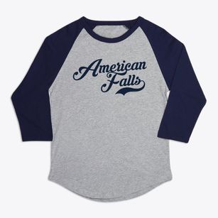 American Falls Idaho Vintage Team Premium Baseball Tee