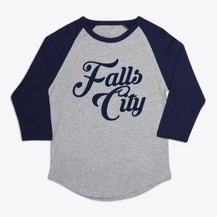 Falls City Nebraska Vintage Team Premium Baseball Tee