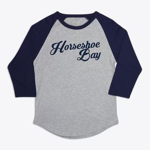 Horseshoe Bay Texas Vintage Team Premium Baseball Tee