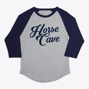 Horse Cave Kentucky Vintage Team Premium Baseball Tee