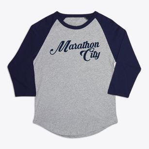 Marathon City Wisconsin Vintage Team Premium Baseball Tee