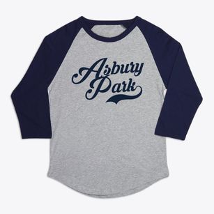 Asbury Park New Jersey Vintage Team Premium Baseball Tee