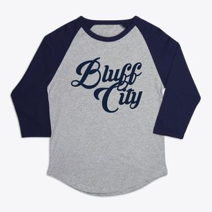 Bluff City Kansas Vintage Team Premium Baseball Tee