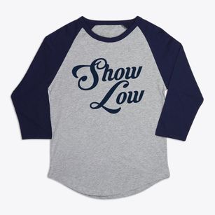 Show Low Arizona Vintage Team Premium Baseball Tee