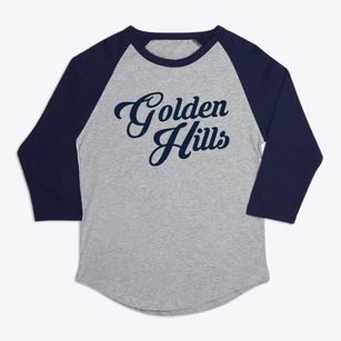 Golden Hills California Vintage Team Premium Baseball Tee