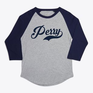 Perry Iowa Vintage Team Premium Baseball Tee