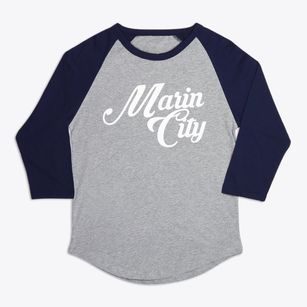 Marin City California Vintage Team Premium Baseball Tee