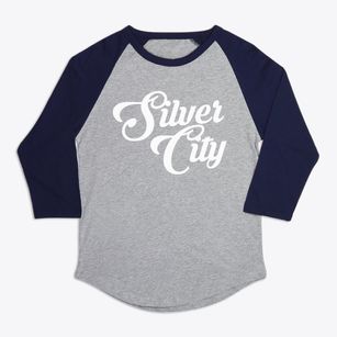Silver City North Carolina Vintage Team Premium Baseball Tee