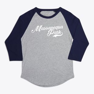 Massapequa Park New York Vintage Team Premium Baseball Tee