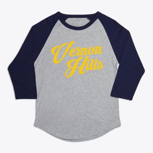 Vernon Hills Illinois Vintage Team Premium Baseball Tee