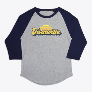 Farmville North Carolina Sublime Sunset Premium Baseball Tee