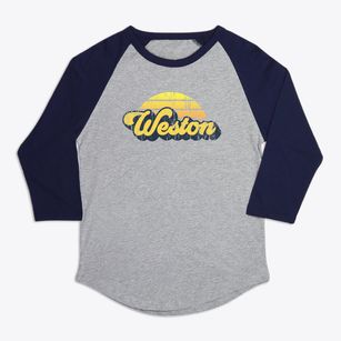 Weston West Virginia Sublime Sunset Premium Baseball Tee