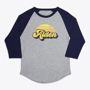 Alden Wisconsin Sublime Sunset Premium Baseball Tee