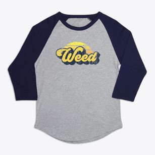 Weed California Sublime Sunset Premium Baseball Tee