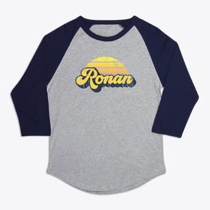 Ronan Montana Sublime Sunset Premium Baseball Tee