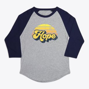 Hope Maine Sublime Sunset Premium Baseball Tee