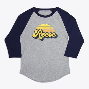 Reese Michigan Sublime Sunset Premium Baseball Tee