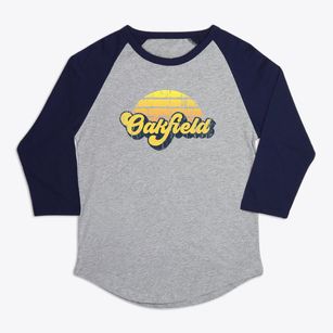 Oakfield Wisconsin Sublime Sunset Premium Baseball Tee