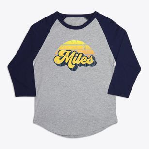 Miles Texas Sublime Sunset Premium Baseball Tee