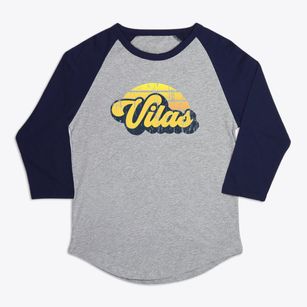Vilas Wisconsin Sublime Sunset Premium Baseball Tee