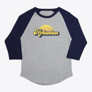 Holualoa Hawaii Sublime Sunset Premium Baseball Tee
