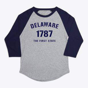  Delaware Established Premium Baseball Tee