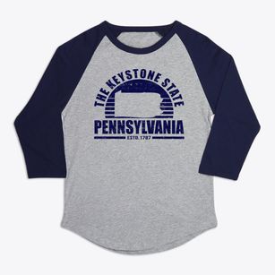  Pennsylvania Sunset Premium Baseball Tee