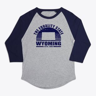  Wyoming Sunset Premium Baseball Tee