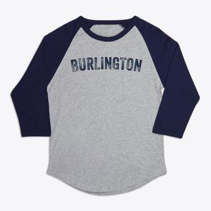 Burlington Iowa Timeless Retro Premium Baseball Tee