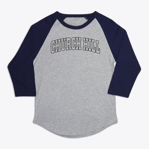 Church Hill Pennsylvania Trendy Block Premium Baseball Tee