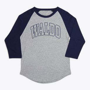 Waldo Kansas Trendy Block Premium Baseball Tee
