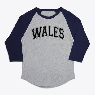Wales New York Varsity Premium Baseball Tee
