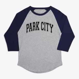 Park City Utah Varsity Premium Baseball Tee
