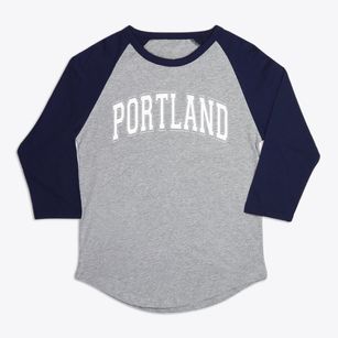 Portland Wisconsin Varsity Premium Baseball Tee