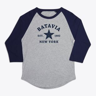 Batavia New York Star Premium Baseball Tee