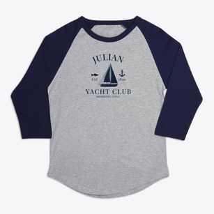 Julian California Yacht Club Premium Baseball Tee