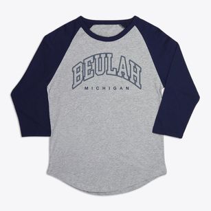 Beulah Michigan Inline Premium Baseball Tee