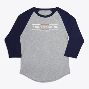 Saugerties South New York Artbox Premium Baseball Tee