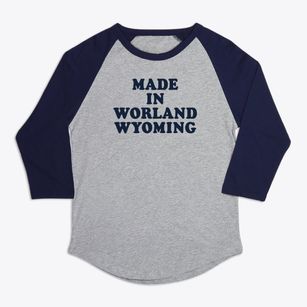 Worland Wyoming Classic 70s Premium Baseball Tee