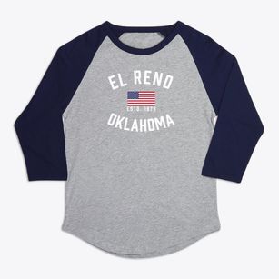 El Reno Oklahoma Patriot Premium Baseball Tee