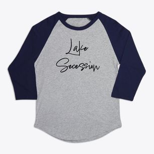 Lake Secession South Carolina Freestyle Premium Baseball Tee