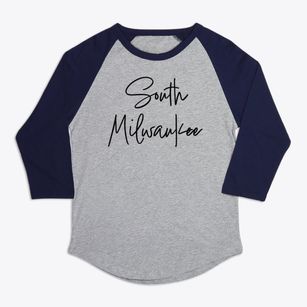 South Milwaukee Wisconsin Freestyle Premium Baseball Tee