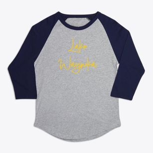 Lake Waynoka Ohio Freestyle Premium Baseball Tee